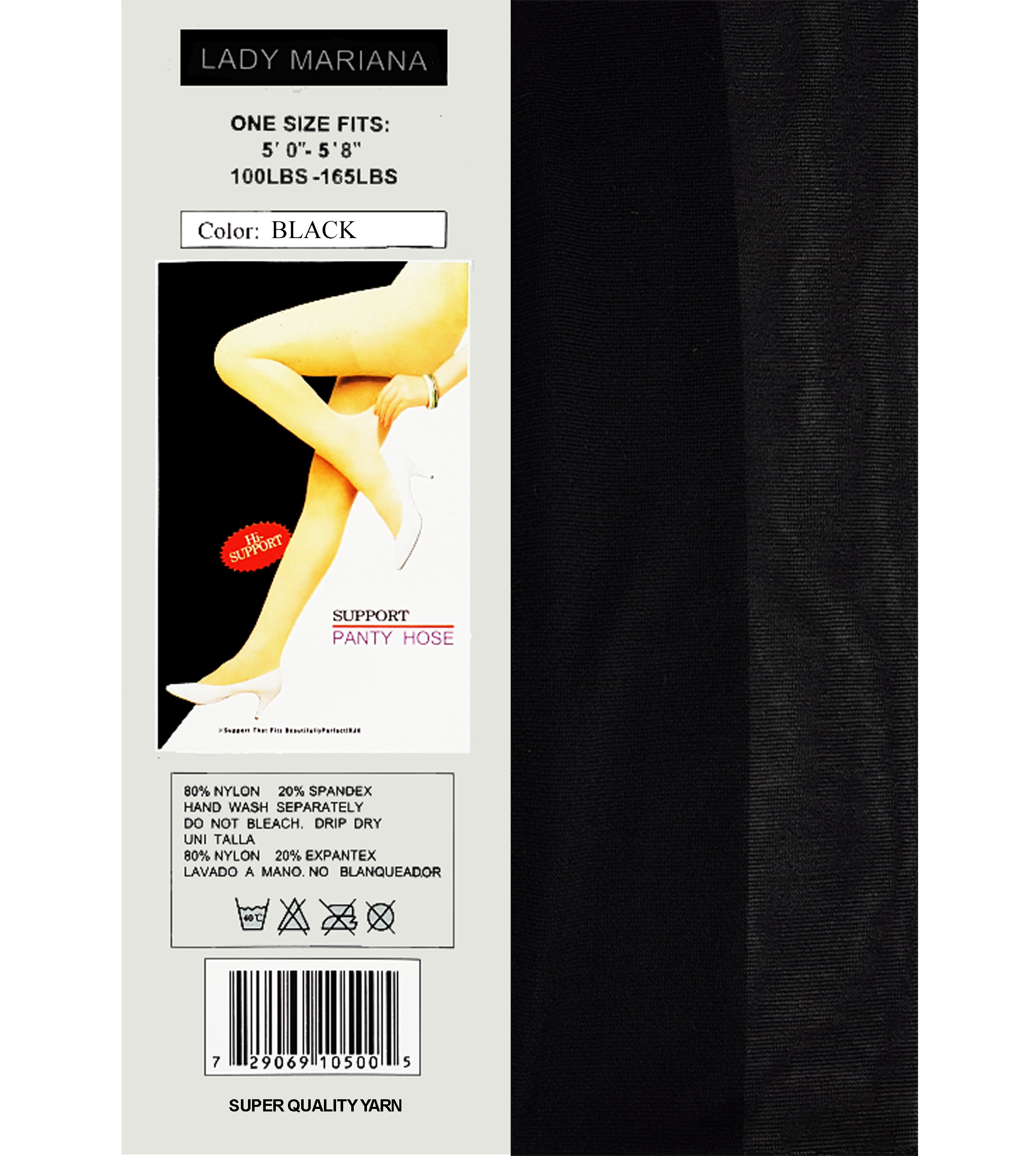 LADY MARIANA Support BLACK